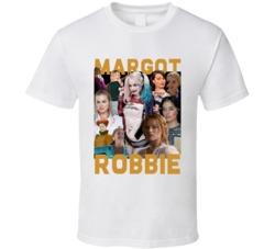 Margot Robbie Movies Mashup Hollywood Actor Super Fan T Shirt