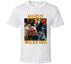 Hugo Weaving Movies Mashup Hollywood Actor Super Fan T Shirt