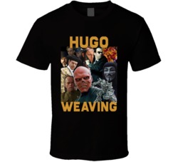 Hugo Weaving Movies Mashup Hollywood Actor Fan T Shirt