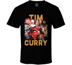 Tim Curry Movies Mashup Hollywood Actor Fan T Shirt