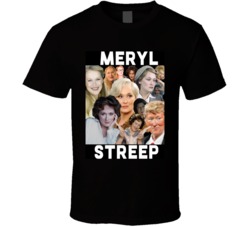 Meryl Streep Movies Mashup Hollywood Actor Fan T Shirt