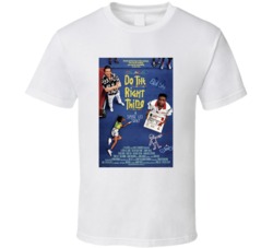 Do The Right Thing Retro Movie Poster Fan T Shirt