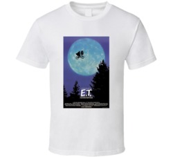 Et The Extra-terrestrial Retro Movie Poster Fan T Shirt