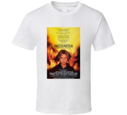 Firestarter Retro Movie Poster Fan T Shirt Firestarter Retro Movie Poster Fan T Shirt