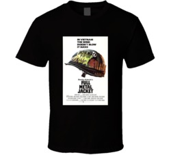 Full Metal Jacket Retro Movie Poster Fan T Shirt Full Metal Jacket Retro Movie Poster Fan T Shirt
