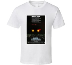 He's Out There Retro Movie Poster Fan T Shirt He's Out There Retro Movie Poster Fan T Shirt