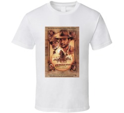 Indiana Jones And The Last Crusade Retro Movie Poster Fan T Shirt Indiana Jones And The Last Crusade Retro Movie Poster Fan T Shirt