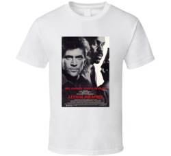 Lethal Weapon Retro Movie Poster Fan T Shirt Lethal Weapon Retro Movie Poster Fan T Shirt