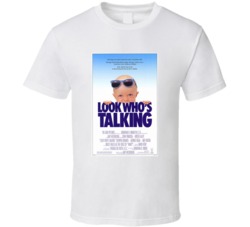Look Who's Talking Retro Movie Poster Fan T Shirt Look Who's Talking Retro Movie Poster Fan T Shirt