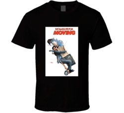 Moving Retro Movie Poster Fan T Shirt Moving Retro Movie Poster Fan T Shirt
