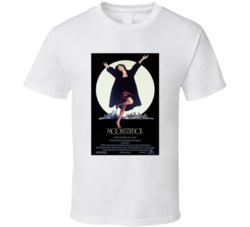 Moonstruck Retro Movie Poster Fan T Shirt
