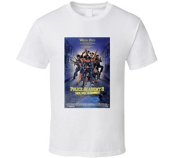 Police Academy 2 Their First Assignment Retro Movie Poster Fan T Shirt Police Academy 2 Their First Assignment Retro Movie Poster Fan T Shirt