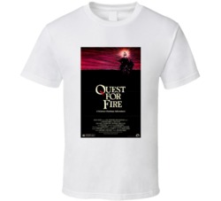 Quest For Fire Retro Movie Poster Fan T Shirt Quest For Fire Retro Movie Poster Fan T Shirt