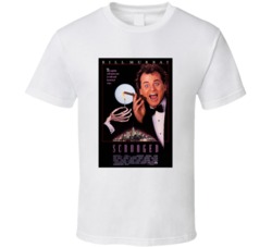 Scrooged Retro Movie Poster Fan T Shirt Scrooged Retro Movie Poster Fan T Shirt