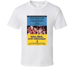 Sex Lies And Videotape Bretro Movie Poster Fan T Shirt Sex Lies And Videotape Bretro Movie Poster Fan T Shirt
