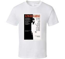 Scarface Retro Movie Poster Fan T Shirt Scarface Retro Movie Poster Fan T Shirt