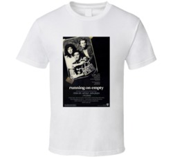 Running On Empty Retro Movie Poster Fan T Shirt
