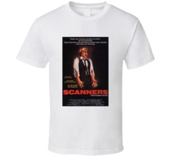 Scanners Retro Movie Poster Fan T Shirt Scanners Retro Movie Poster Fan T Shirt