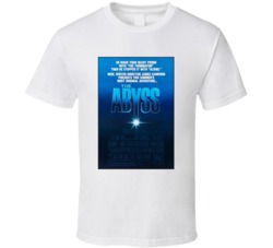 The Abyss Retro Movie Poster Fan T Shirt The Abyss Retro Movie Poster Fan T Shirt