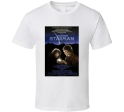 Starman Retro Movie Poster Fan T Shirt Starman Retro Movie Poster Fan T Shirt