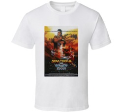 Star Trek Ii The Wrath Of Khan Retro Movie Poster Fan T Shirt