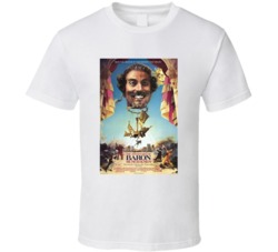 The Adventures Of Baron Munchausen Retro Movie Poster Fan T Shirt The Adventures Of Baron Munchausen Retro Movie Poster Fan T Shirt