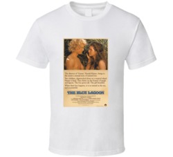 The Blue Lagoon Retro Movie Poster Fan T Shirt The Blue Lagoon Retro Movie Poster Fan T Shirt