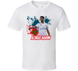 Achraf Hakimi Morocco Football World Cup Soccer Fan T Shirt Achraf Hakimi Morocco Football World Cup Soccer Fan T Shirt