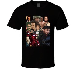 Robert Downie Jr Movies Mashup Hollywood Actor Super Fan T Shirt Robert Downie Jr Movies Mashup Hollywood Actor Super Fan T Shirt