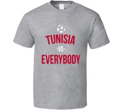 Tunisia Vs Everybody World Cup Fifa Soccer Football Fan T Shirt Tunisia Vs Everybody World Cup Fifa Soccer Football Fan T Shirt
