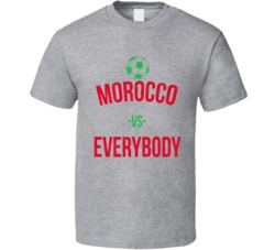 Retro Vintage Morocco Vs Everybody World Cup Fifa Soccer Football Fan Retro Vintage Morocco Vs Everybody World Cup Fifa Soccer Football Fan