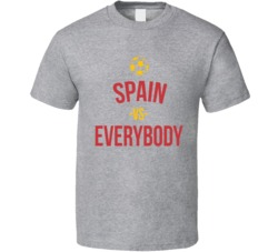 Spain Vs Everybody World Cup Fifa Soccer Football Fan T Shirt Spain Vs Everybody World Cup Fifa Soccer Football Fan T Shirt