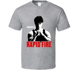 Brandon Lee Rapid Fire Movie Fan T Shirt