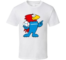 Footix France 1998 World Cup Mascot Fan T Shirt Footix France 1998 World Cup Mascot Fan T Shirt