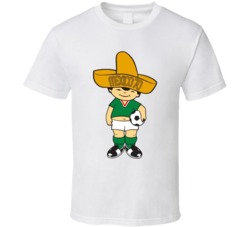 Juanito Mexico 1970 World Cup Mascot Fan T Shirt