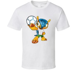 Fuleco Brazil 2014 World Cup Mascot Fan T Shirt Fuleco Brazil 2014 World Cup Mascot Fan T Shirt