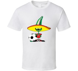 Pique Mexico 1986 World Cup Mascot Fan T Shirt