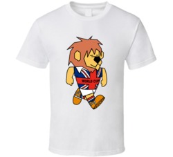 World Cup Willie England 1966 World Cup Mascot Fan T Shirt