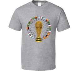 Spain World Cup 1930 To 2018 Winners Champions Trophy Fan T Shirt
