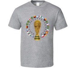 Poland World Cup 1930 To 2018 Winners Champions Trophy Fan T Shirt
