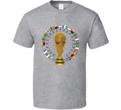 Iceland World Cup 1930 To 2018 Winners Champions Trophy Fan T Shirt