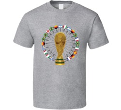 France World Cup 1930 To 2018 Winners Champions Trophy Fan T Shirt