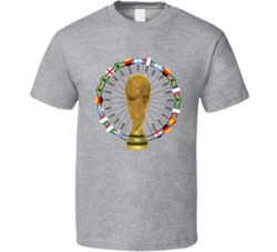 Croatia World Cup 1930 To 2018 Winners Champions Trophy Fan T Shirt