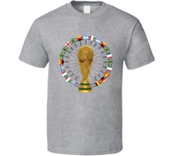 Belgium World Cup 1930 To 2018 Winners Champions Trophy Fan T Shirt