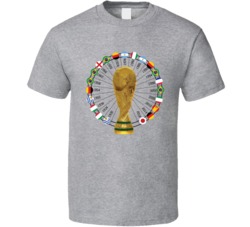 Japan World Cup 1930 To 2018 Winners Champions Trophy Fan T Shirt