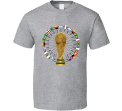 Australia World Cup 1930 To 2018 Winners Champions Trophy Fan T Shirt