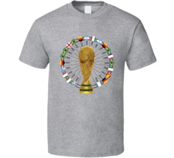 Nigeria World Cup 1930 To 2018 Winners Champions Trophy Fan T Shirt