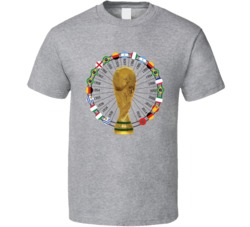 Morocco World Cup 1930 To 2018 Winners Champions Trophy Fan T Shirt