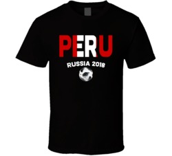 Peru Fifa World Cup Russia 2018 Soccer Football Fan T Shirt