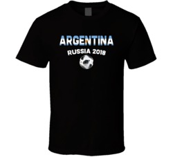 Argentina Fifa World Cup Russia 2018 Soccer Football Fan T Shirt